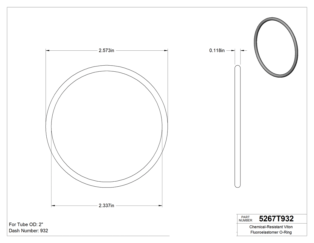 Technical drawing - 5267T826